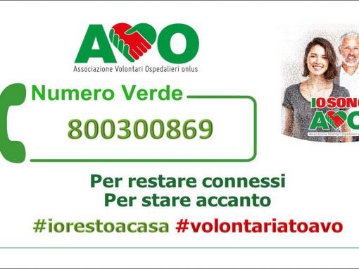IL NUMERO VERDE AVO: 800 300 869 (G. Zarbà)