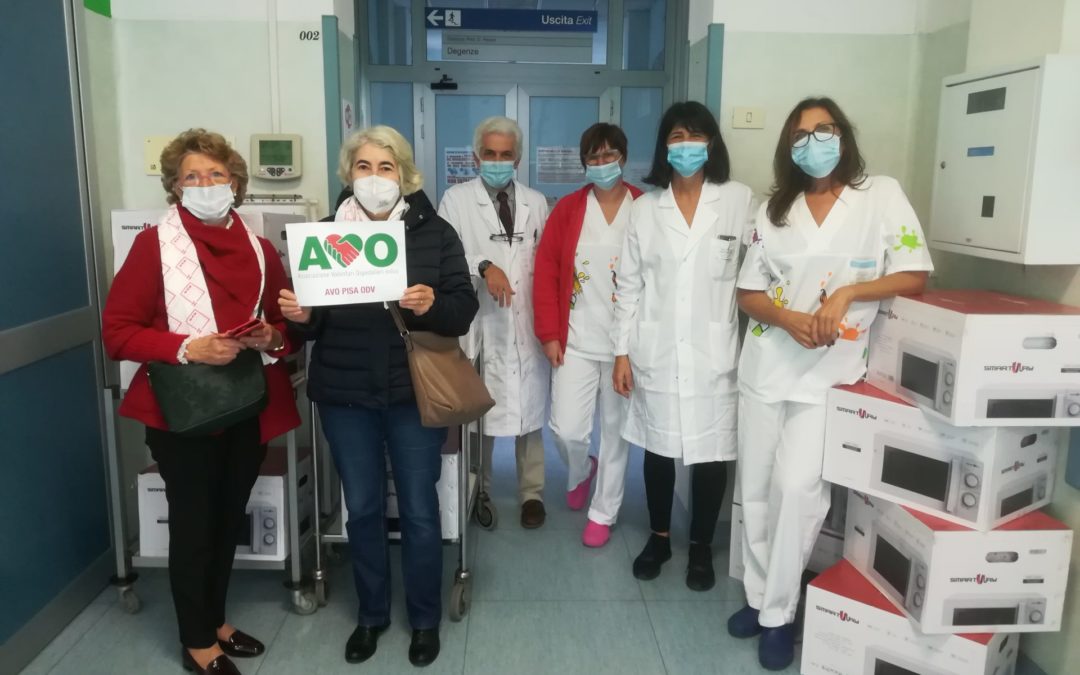 AVO Pisa: donazione al reparto pediatria