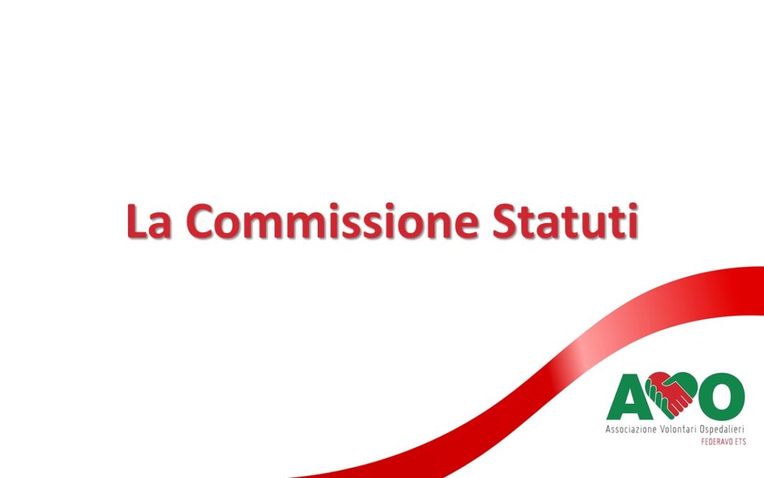La Commissione Statuti