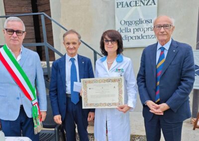 AVO Piacenza riceve il premio “Solidarietà per la Vita”