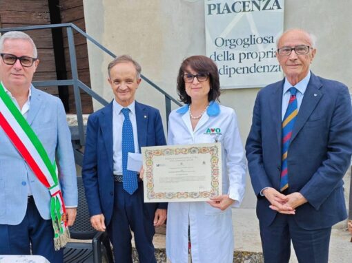 AVO Piacenza riceve il premio “Solidarietà per la Vita”