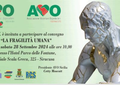 AVO Regionale Sicilia: un convegno sulla fragilità umana