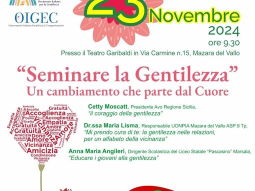 A Mazara del Vallo un convegno sulla gentilezza