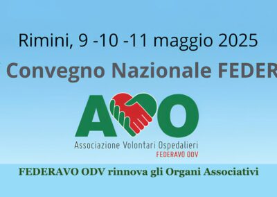 COMUNICATO STAMPA  –  FEDERAVO ODV rinnova gli Organi Associativi