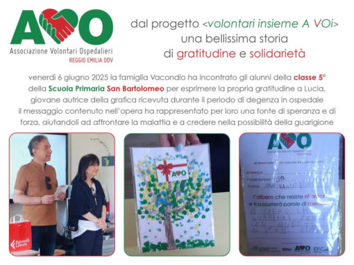 AVO Reggio Emilia: quando la cura genera gratitudine