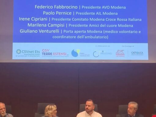 AVO Modena presente al Convegno : “Volontariato è salute!”