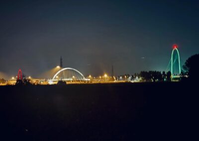 AVO Reggio Emilia: i ponti di Calatrava illuminati per la Giornata Nazionale